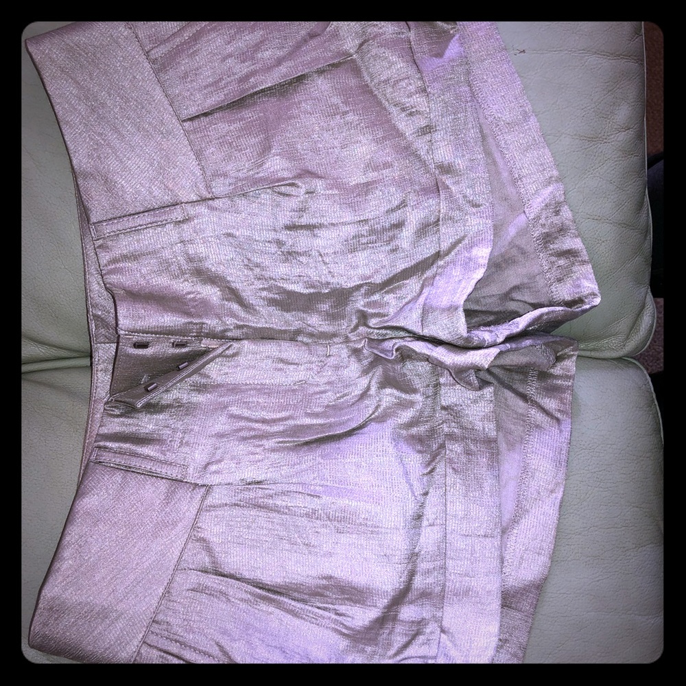 Express silver dress shorts size 4!